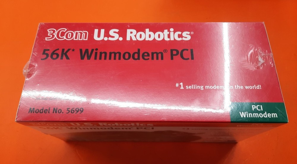 ⭐️⭐️⭐️⭐️⭐️ U.S. Robotics 3Com Computer Internal Modem Card PCI Model 5699