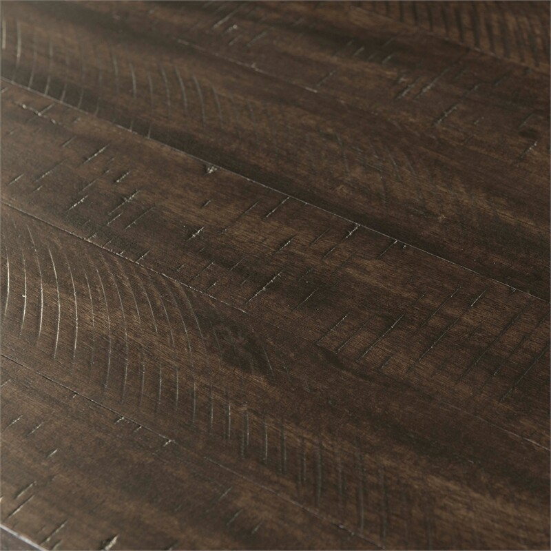 Bowery Hill Chair Side Table in Brown