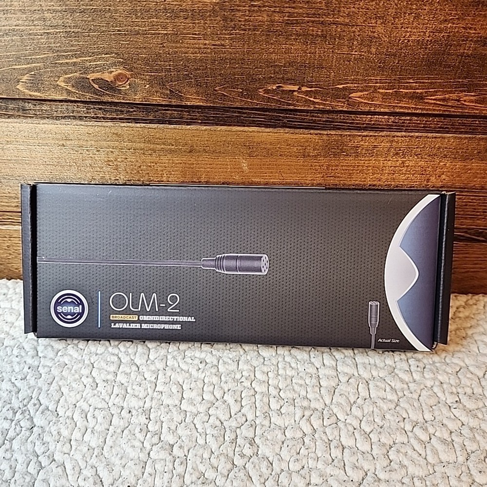 For SONY UWP Lavalier Microphone Senal OLM-2S with 3.5mm Locking Connector  NEW