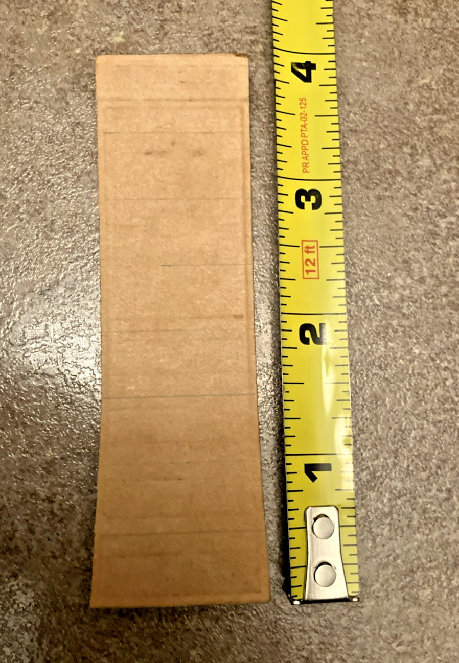 Vintage Archer Chief Aircraft Oil Change Door Jamb Reminder Sticker Tag