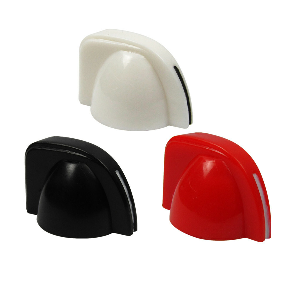 50PCS Small Chicken Head Knobs Guitar Amp Amplifier Effect Pedal Knobs 3 Colors