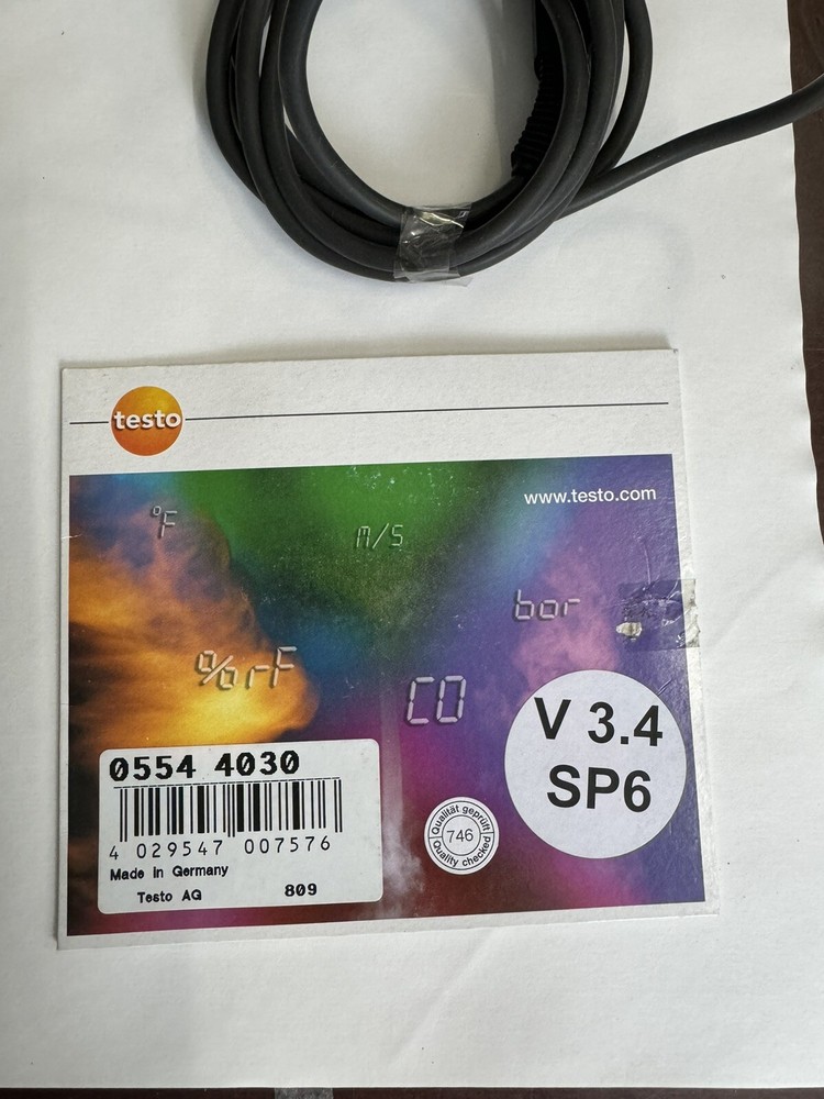 TESTO Set 400 climate meter differential pressure flow humidity