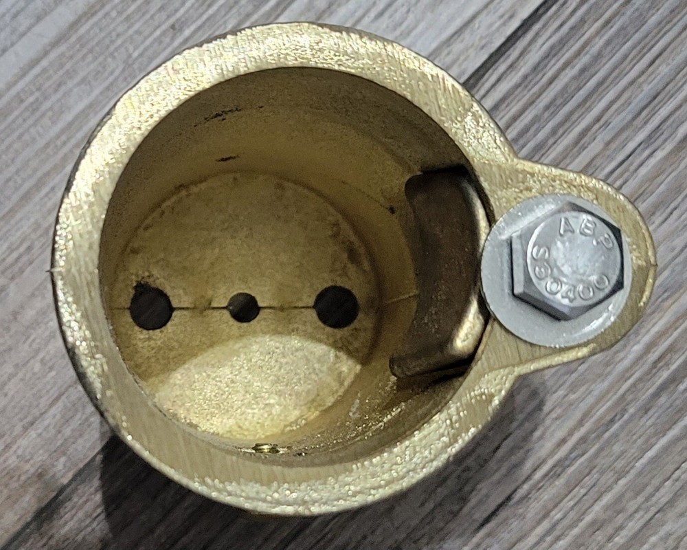 Perma-Cast 4" Brass Deck Anchor PS-4019
