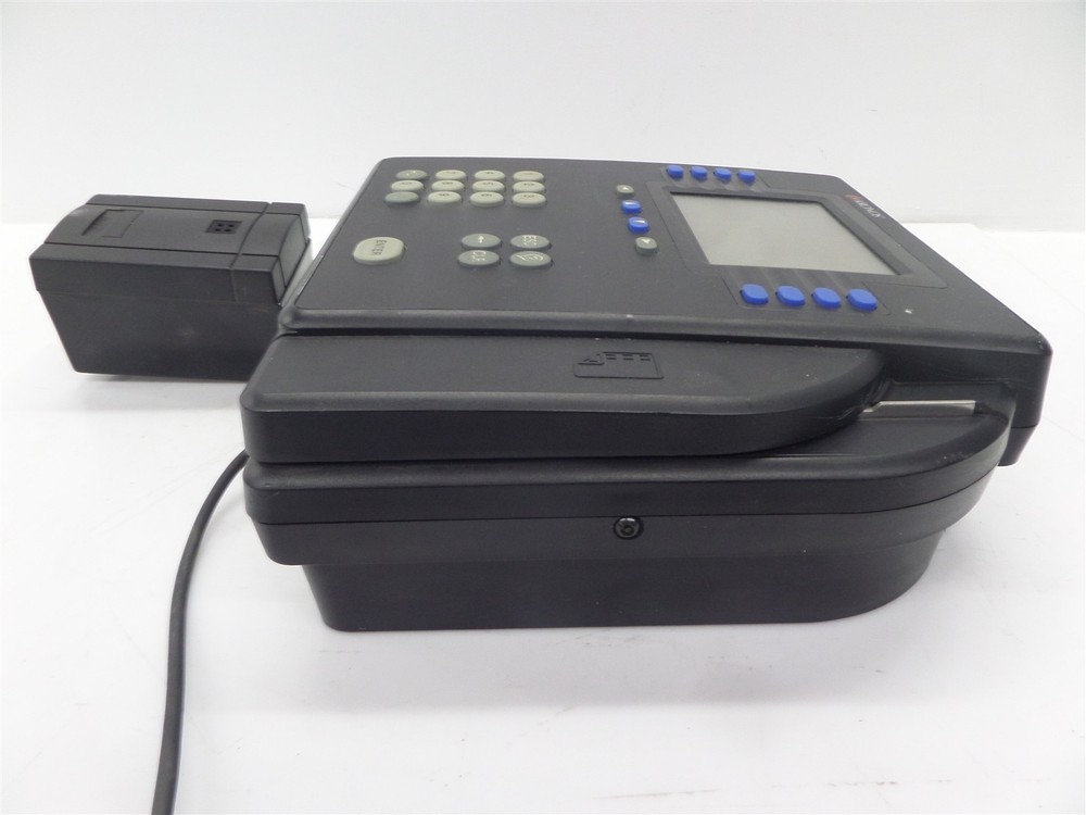 Kronos 4500 Digital Time Clock System 8602004-003 w/ Card Reader & Scanner