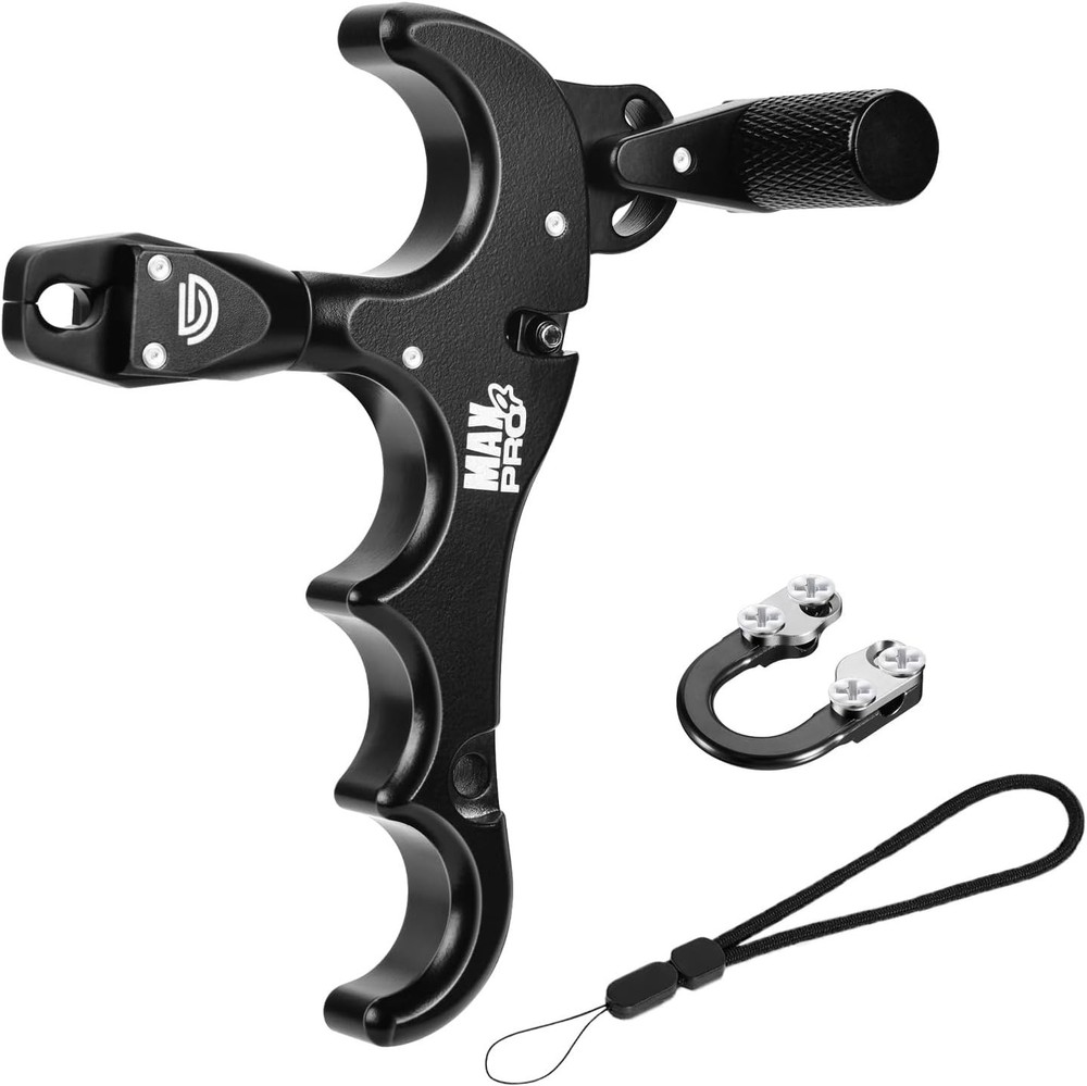 Bow Release Archery Release 360° Rotatable Thumb Release for Compound Bow
