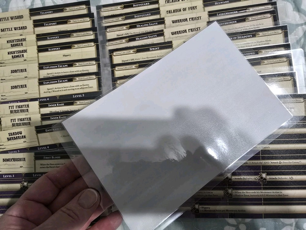 Massive Darkness 1st Edition Dashboards With Laminated Cards