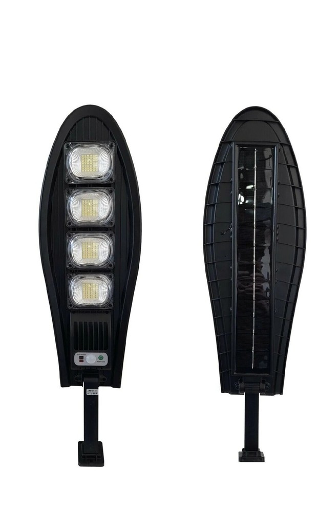 Solar Street Light with Motion Sensor - Black With Remote Control