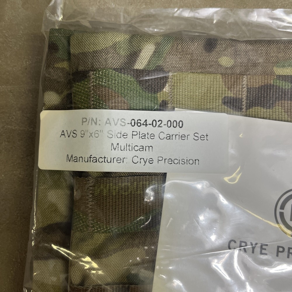 Crye Precision 9x6 AVS 064 Multicam Side Plate Carrier Set