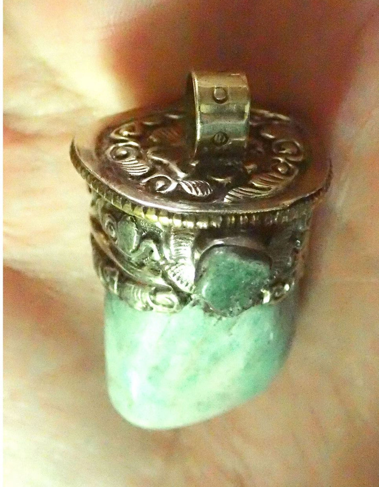 Amazonite Nugget Pendant
