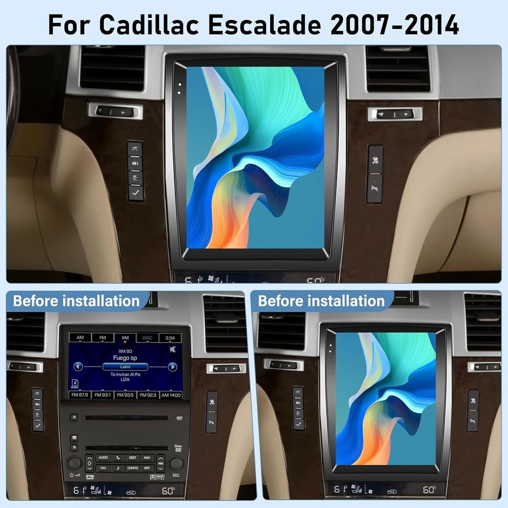 [2G+64G] 9.7 inch Vertical Touch Screen Carplay/Android Bluetooth Backup r3034