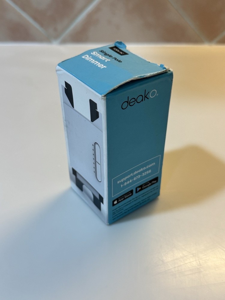Deako Single Pole Smart Dimmer. Smart Home.