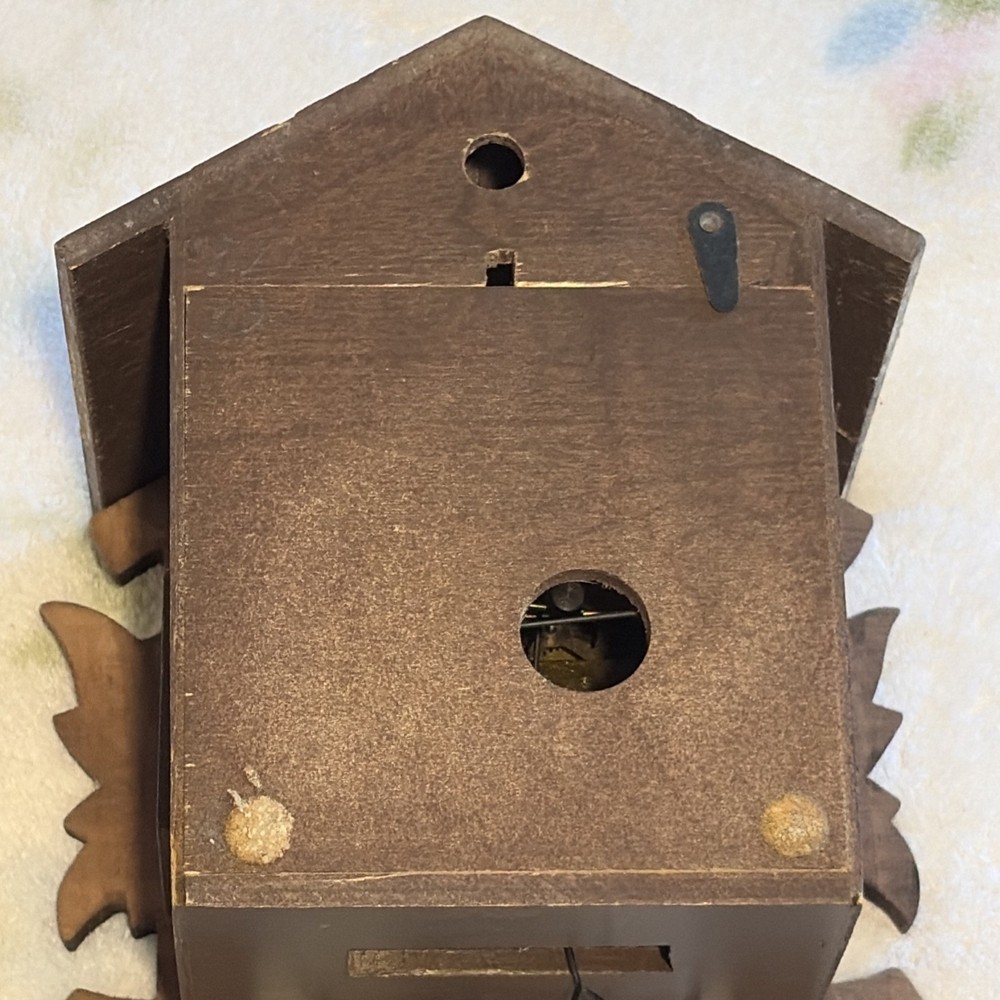 Black Forest Germany Authentic Cuckoo Clock Working - New Hands Installed