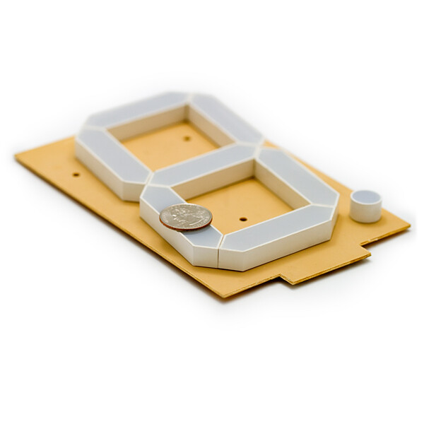 [ SparkFun COM-08530 ] 7-Segment Display - 6.5" (Red)