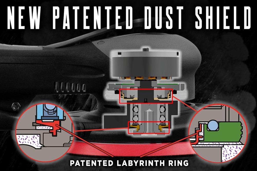 AirVANTAGE 6" Gen2 PLUS Electric ROS Kit - 3/16" Orbit: Hook & Loop