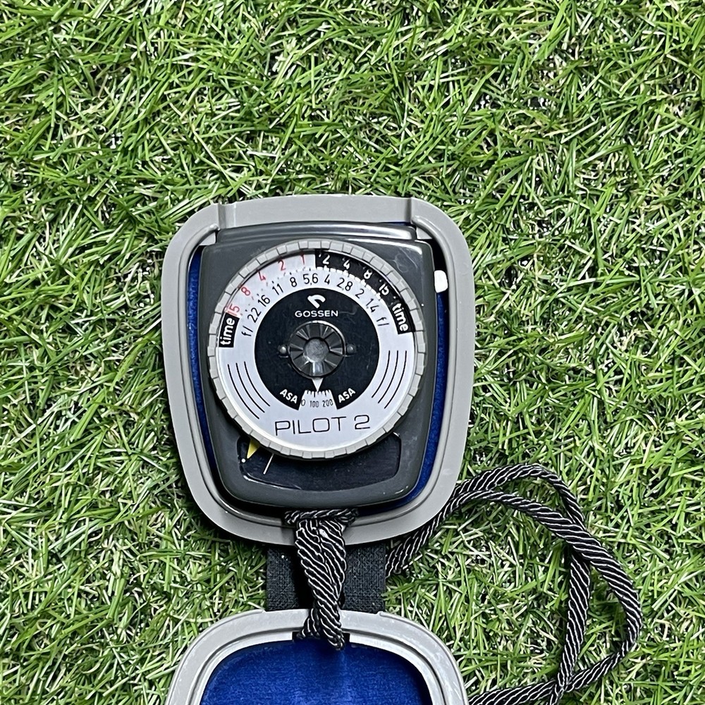 Vintage Gossen Pilot 2 Exposure Light Meter - Case and Strap Tested & Working