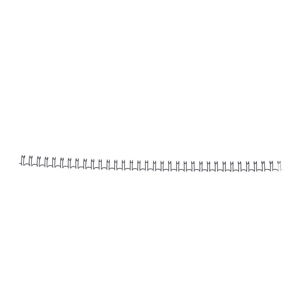 Black 100x Double Loop Wire Binding Spine 6.4mm Diameter 34 Teeth 3:1 Scale Comb