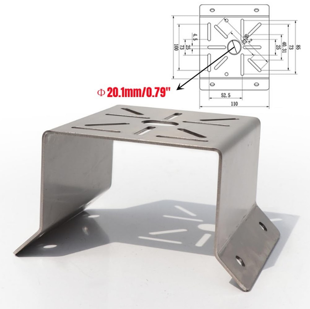 CCTV Corner Mount Bracket, Stainless Steel Wall Corner Adapter Mount Bracket ...