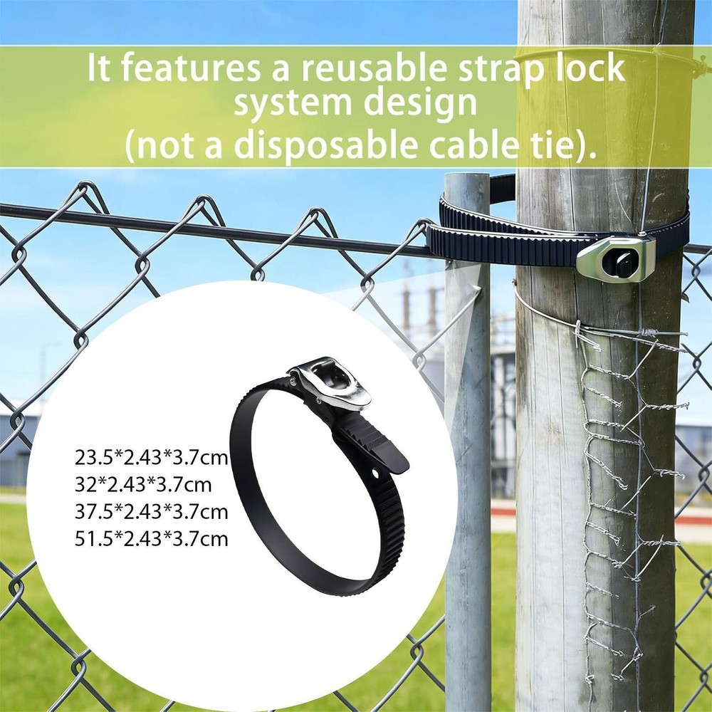 Ratchet Tie Down Strap, Adjustable Locking Strap with Buckle, Ratchet Tie Down