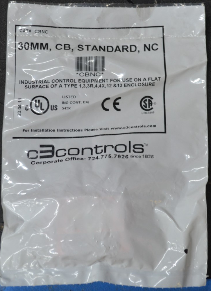 C3 CONTROLS CBNC 30MM CB STANDARD NC