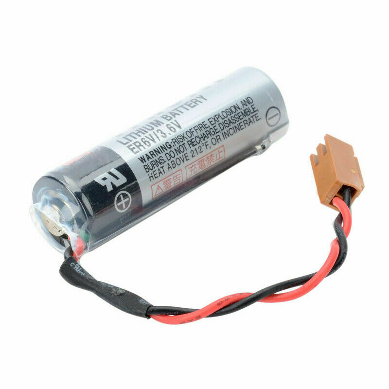 50pcs ER6V 3.6V ER6VC119B ER6VC119A 2400mAh PLC Battery With Plug for TOSHIBA