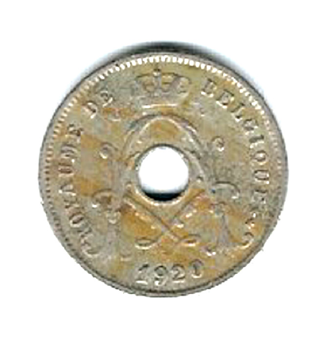 Belgium Coin...5 Centimes...1920