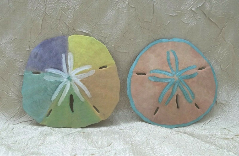 Sand Dollars Two Hand Painted