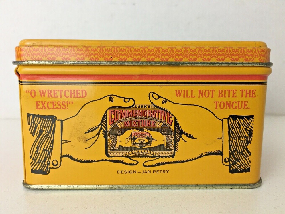 *CLARK'S MIXTURE* "COMMEMORATIVE TIN" c1979 Vintage