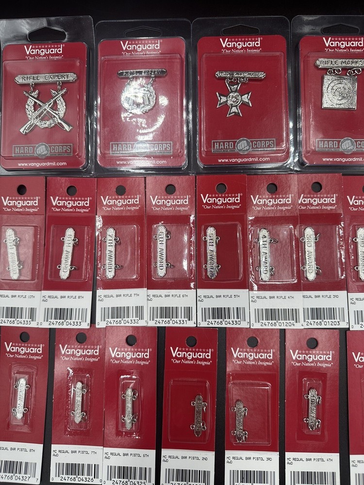 USMC Qualification Marksmanship Badges & Re-qual Bars – You Choose New