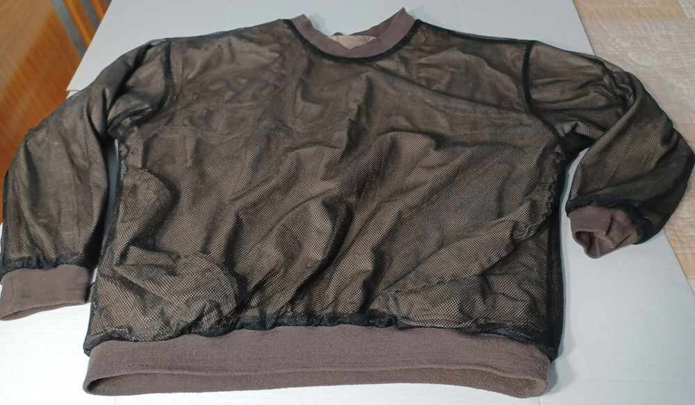 NATURAL GEAR CAMO PULLOVER LINED ZIPPERED POCKETS PADDED SHOULDERS - Size XL