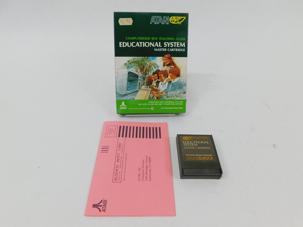 Atari CXL4001 Educational System Vintage Computer Game Master Cartridge (nice)
