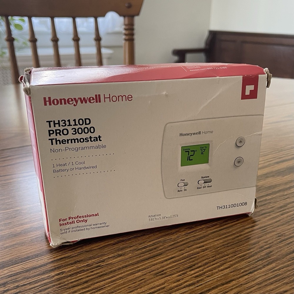 Honeywell TH3110D1008 Pro Non-Programmable Digital Thermostat
