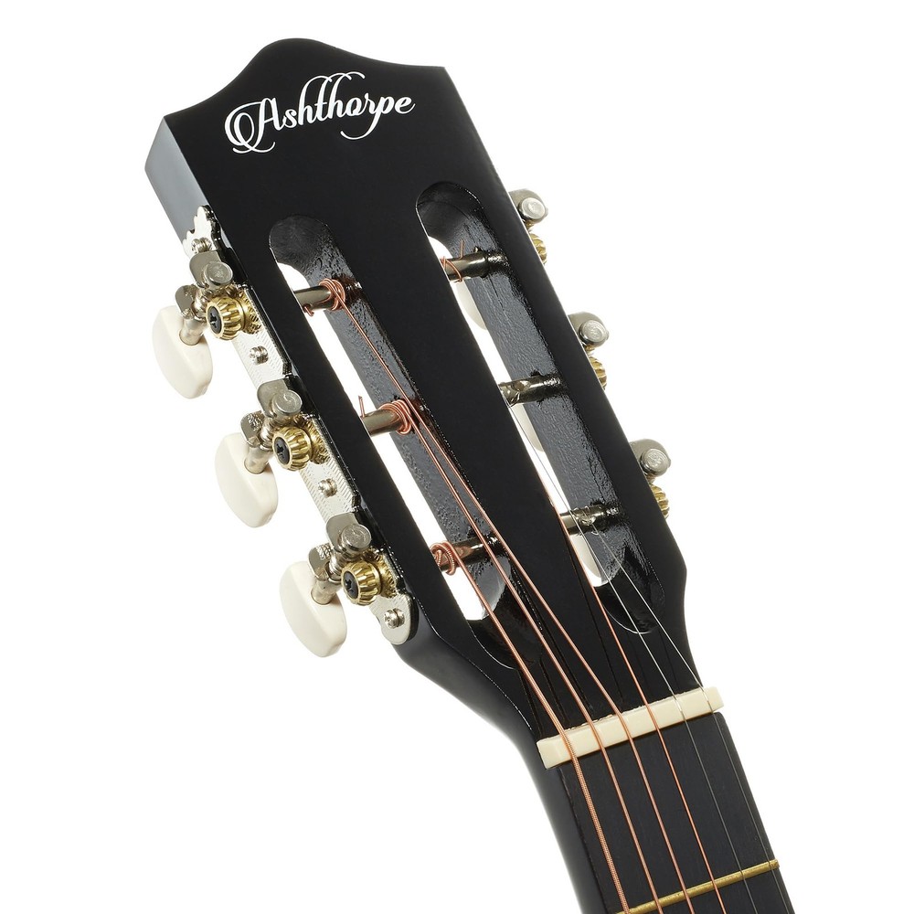 38-inch Beginner Acoustic Guitar Package (Black), Basic Starter Kit w/Gig Bag...