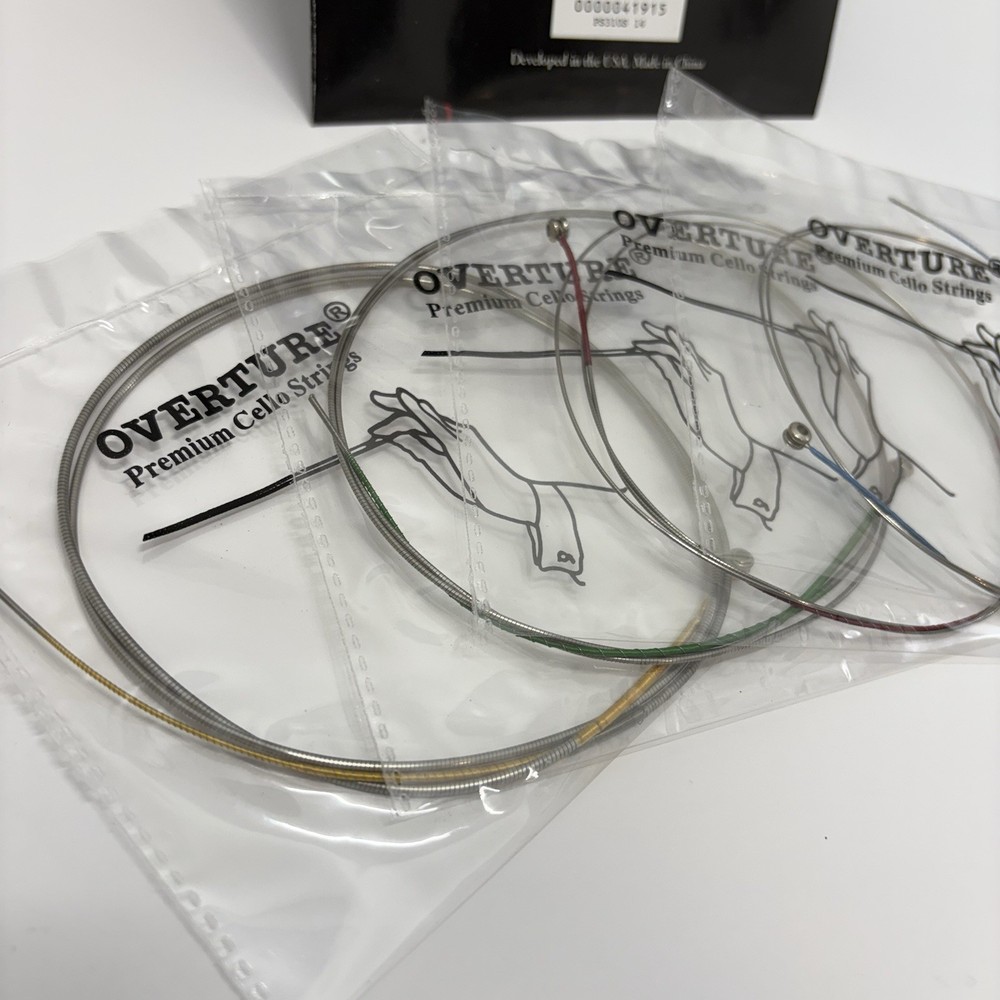 Overture Premium Cello Strings - Size 1/4 - Full Set