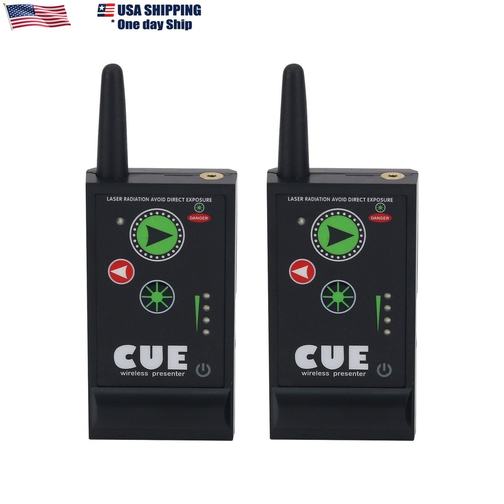 Super Cuelight Presenter Remote 1 Receiver +2 Transmitters for PPT Presentation