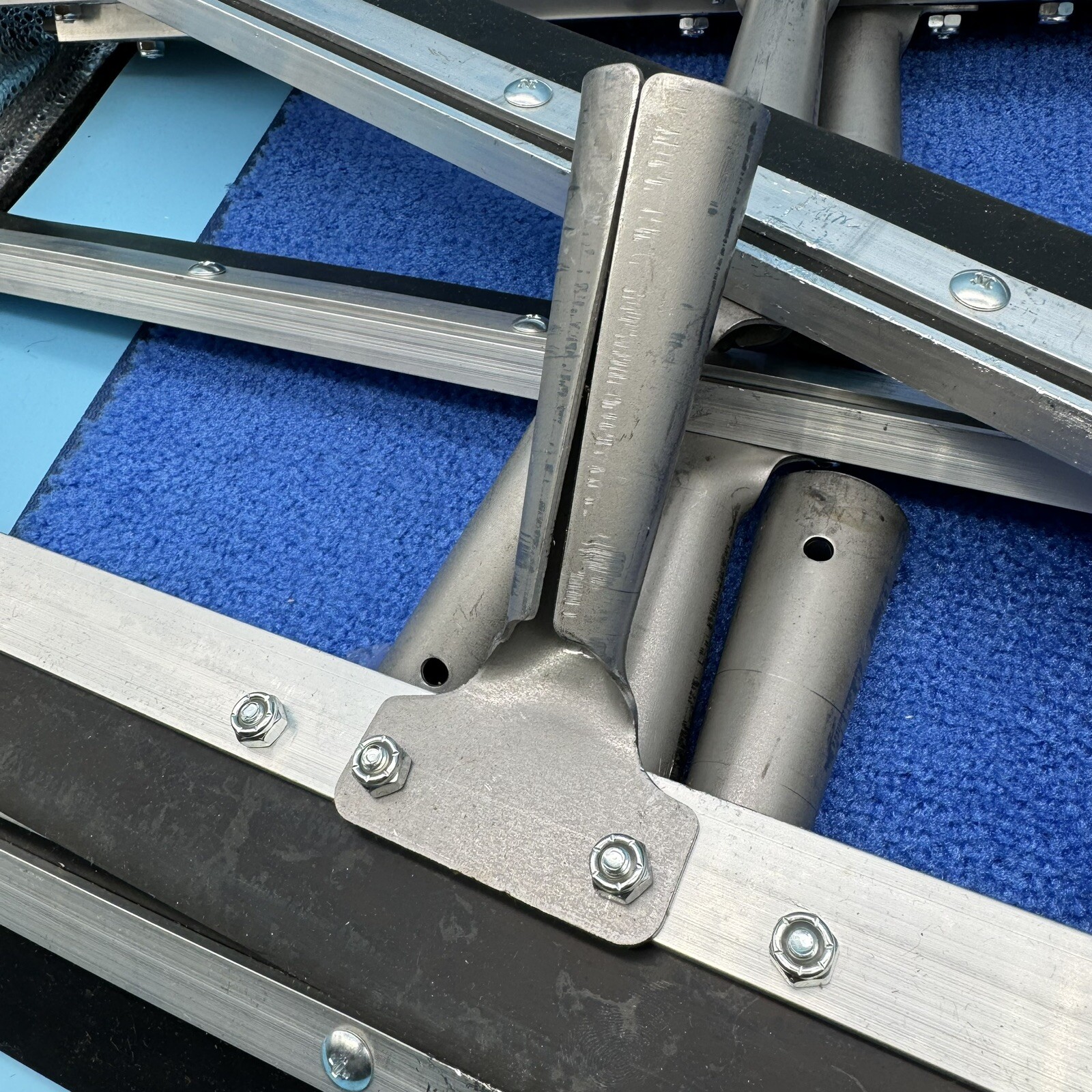 6x Weiler 45507 24" Rubber Fill Floor Squeegee - Straight