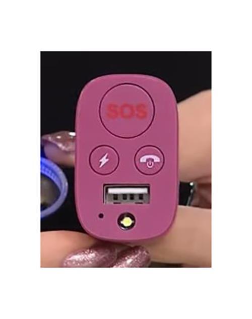 911 Help Now Auto Rescue Tool For Vehicles with 2-Way Talking, Mauve