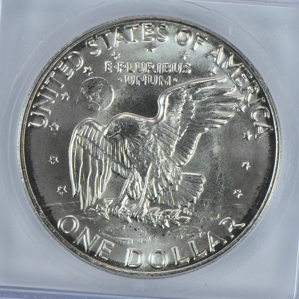 1973-S Eisenhower $1 Silver 40% MS68 ICG