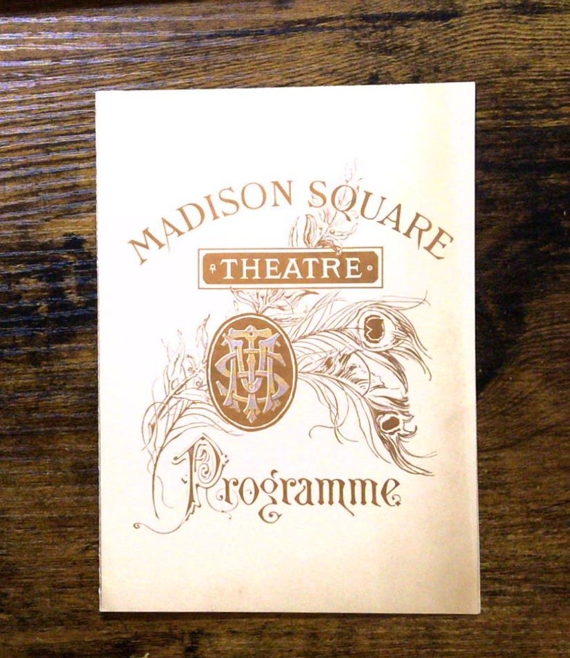 2256---c.1880 Madison Square Theatre program NYC - Hazel Kirke