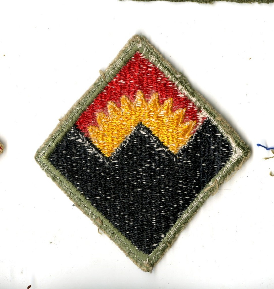 Western Defense Command White Back Patch WWII Original Pacific