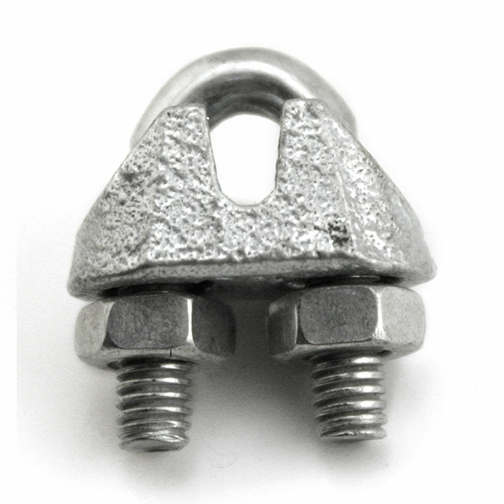 Wire Rope Clips, 1/2"- Iron Hardware, Shorten Wire