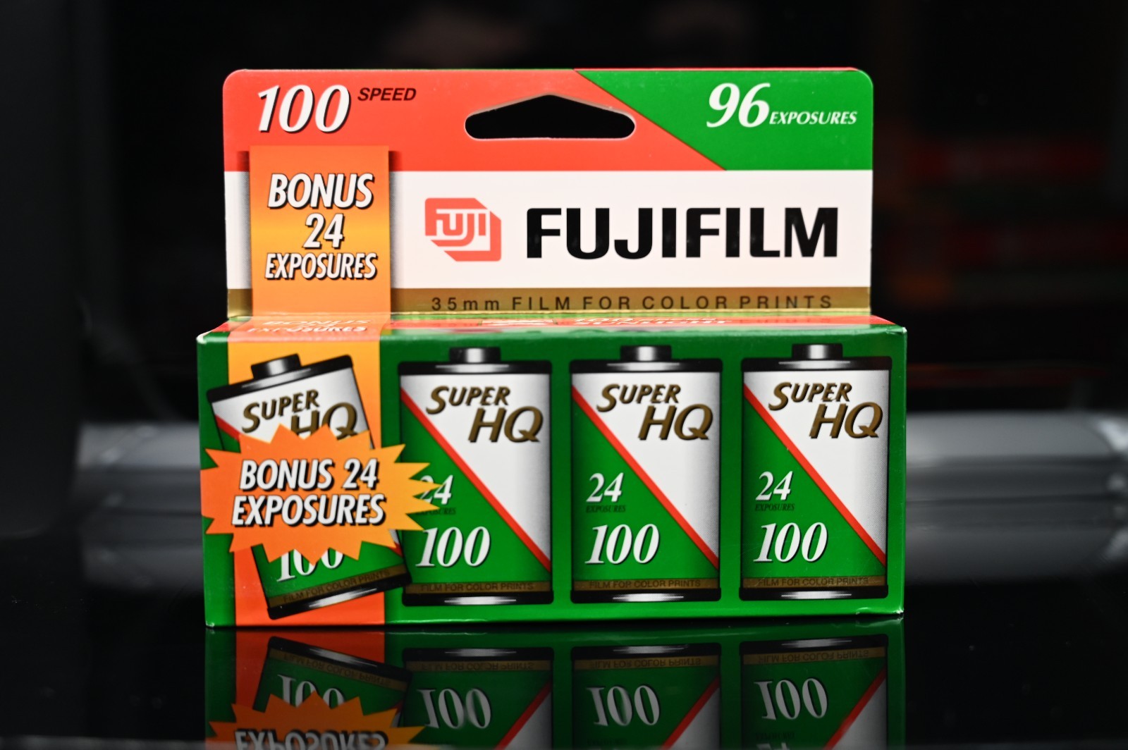 Fujifilm Fuji Super HQ 100 3 ROLL PACK 35mm Film UNUSED NEW 10/2000 12 AVAIL!