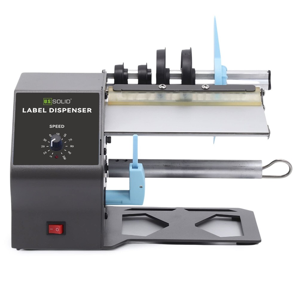 U.S. Solid Automatic Label Dispenser 7 in Width 7.88 in Roll Diameter