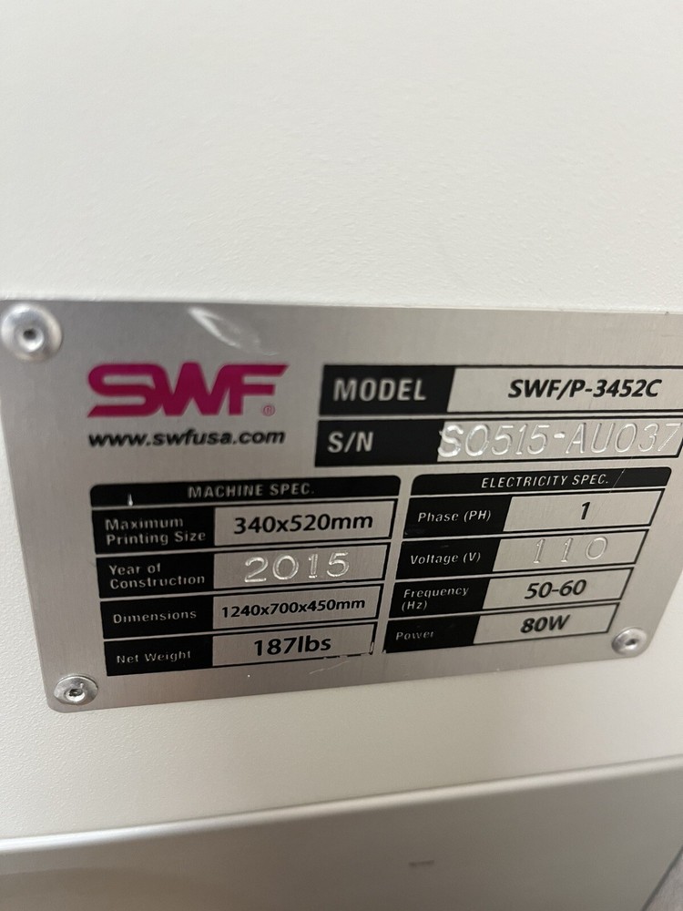SWF Sketch DTG/ DTF Printer