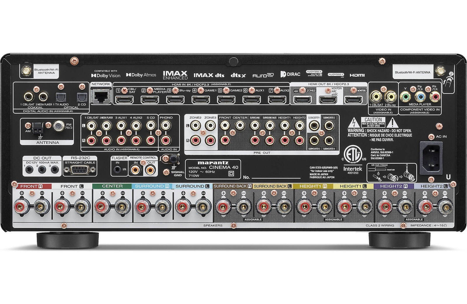 *OPEN BOX* MARANTZ CINEMA 40 9.4 Ch A/V Receiver CINEMA40 W/ HEOS '/