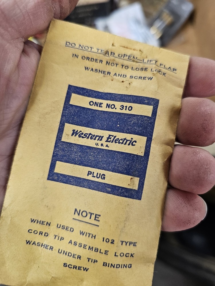 Western Electric plug no. 310 New