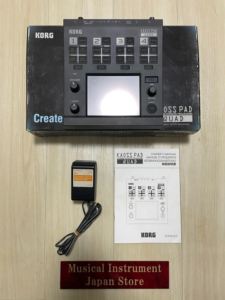 Korg Kaoss Pad Quad Dynamic Effect Processor Sampler with Original Box & Adapter