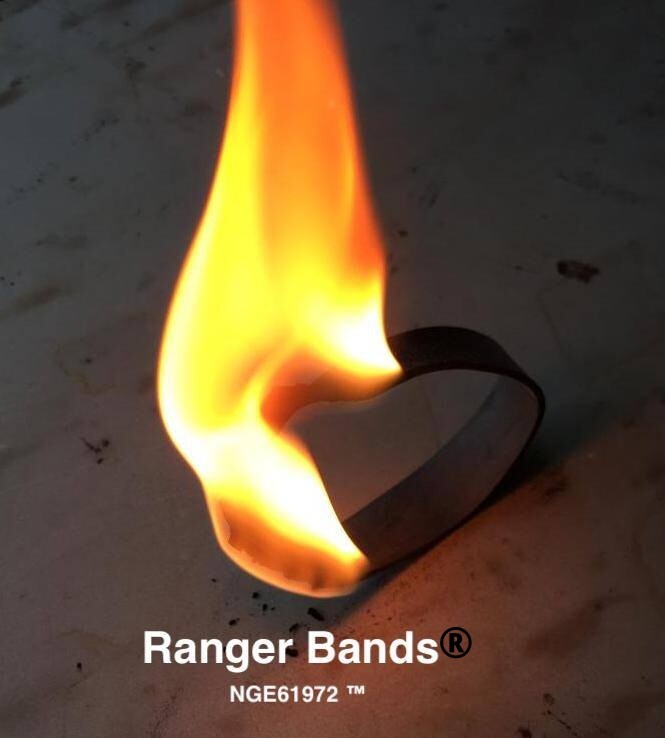 Ranger Bands® 40 Heavy Duty EPDM Rubber Tactical Bands for Camping, Survival USA