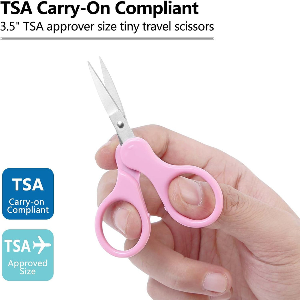 3.5" Sharp Small Craft Scissors All Purpose, Precision Straight and Curved Fine