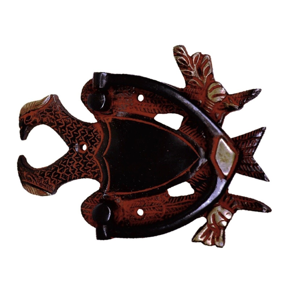 Handcrafted Solid Brass Red Eagle Two Face Shape Victorian Repro Door Knocker