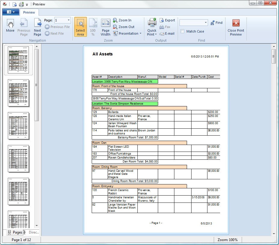 2024 Home Inventory Software for Microsoft Windows - USB Edition